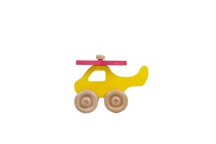 Žaislas sraigtasparnis Mini Helicopter, geltonas, 9 cm kaina ir informacija | Žaislai mergaitėms | pigu.lt