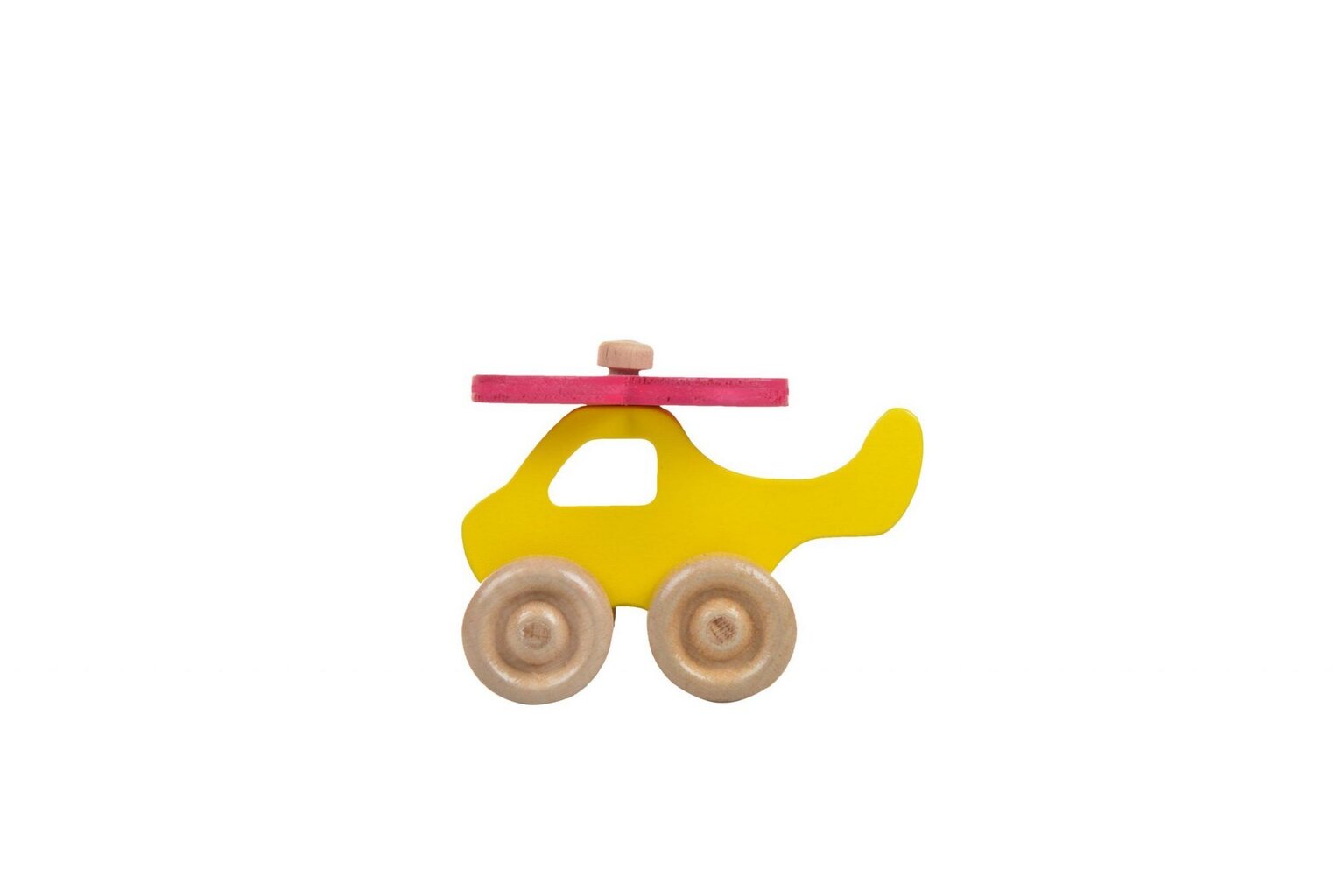 Žaislas sraigtasparnis Mini Helicopter, geltonas, 9 cm kaina ir informacija | Žaislai mergaitėms | pigu.lt