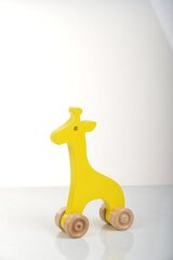 Žaislas žirafa Giraffe, geltonas, 15 cm цена и информация | Игрушки для девочек | pigu.lt