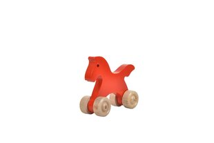 Žaislas arklys Horse, raudonas, 10 cm kaina ir informacija | Žaislai mergaitėms | pigu.lt