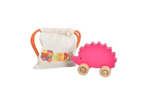 Žaislas ežys Hedgehog, rožinis, 10 cm kaina ir informacija | Žaislai mergaitėms | pigu.lt