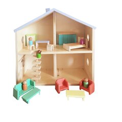 Žaislas namas House Game, įvairių spalvų, 60 cm цена и информация | Игрушки для девочек | pigu.lt