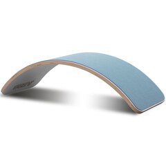 Medinė balanso lenta Wavy Board - Natural, Blue цена и информация | Балансировочные подушки | pigu.lt