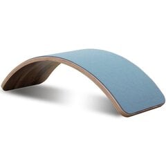 Medinė balanso lenta Wavy Board - Natural, Blue цена и информация | Балансировочные подушки | pigu.lt