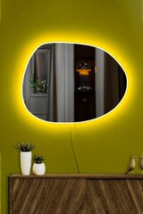 Veidrodis su LED apšvietimu Piago - Yellow kaina ir informacija | Veidrodžiai | pigu.lt