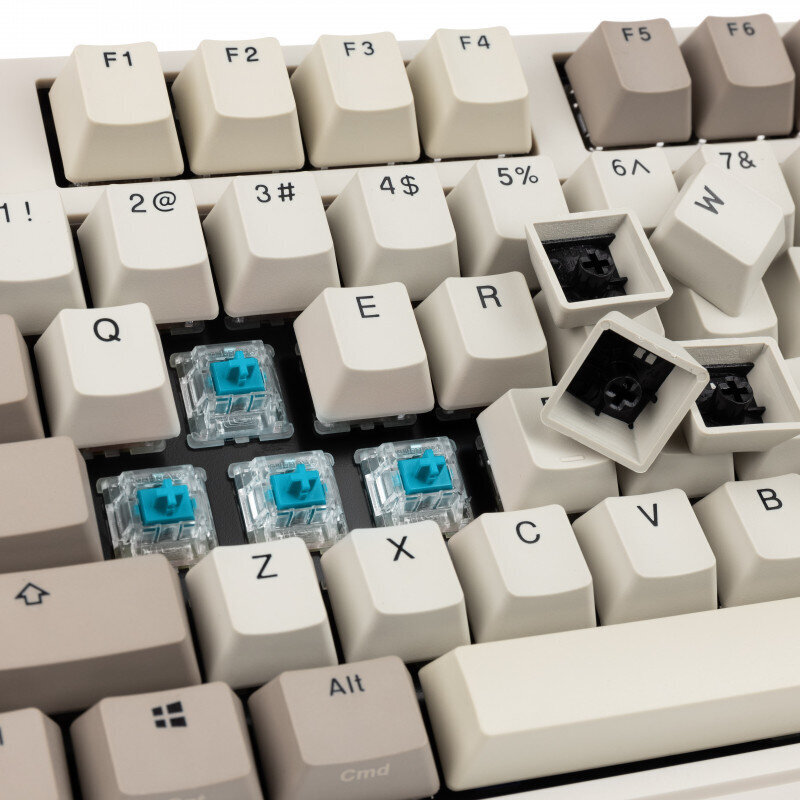 Ducky Origin Vintage Cherry MX-Blue (DKOR2308A-CCUSPDOEVINHH1) kaina ir informacija | Klaviatūros | pigu.lt