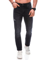 джинсы p1471 - черные 125047-X цена и информация | Мужские джинсы | pigu.lt