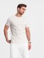 Marškinėliai vyrams Ombre 01829, balti kaina ir informacija | Vyriški marškinėliai | pigu.lt