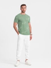 Marškinėliai vyrams Ombre 01799, žali kaina ir informacija | Vyriški marškinėliai | pigu.lt