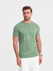 Marškinėliai vyrams Ombre 01799, žali kaina ir informacija | Vyriški marškinėliai | pigu.lt