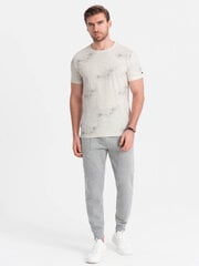 Marškinėliai vyrams Ombre 01798, balti kaina ir informacija | Vyriški marškinėliai | pigu.lt