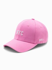 шапка h157 - розовая 124895-uniw цена и информация | Мужские шарфы, шапки, перчатки | pigu.lt