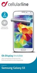 Защита экрана для Samsung Galaxy S5 OK DISPLAY Cellular, прозрачный цена и информация | Google Pixel 3a - 3mk FlexibleGlass Lite™ защитная пленка для экрана | pigu.lt