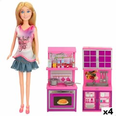 Lėlė su virtuvėle Colorbaby Isabella Chef, 4 vnt. цена и информация | Игрушки для девочек | pigu.lt