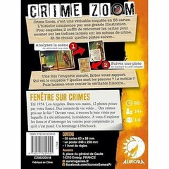 Stalo žaidimas Asmodee Crime Zoom Fenêtre sur Crimes, FR цена и информация | Настольные игры, головоломки | pigu.lt