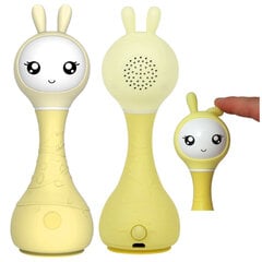 Interaktyvus barškutis Alilo Smarty Bunny R1, geltonas kaina ir informacija | Žaislai kūdikiams | pigu.lt