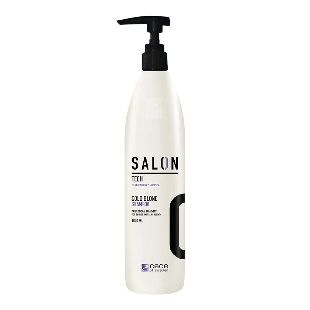 Šampūnas šviesaplaukėms CeCe Salon Tech Cold Blond, 1000 ml kaina ir informacija | Šampūnai | pigu.lt