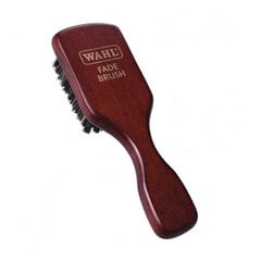 Щетка для стрижки WAHL Fade Brush с волосом дикого зверя цена и информация | Расчески, щетки для волос, ножницы | pigu.lt