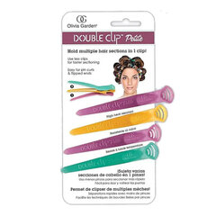 Plaukų segtukai Olivia Garden Double Clip Petite, 4 vnt. kaina ir informacija | Plaukų aksesuarai | pigu.lt