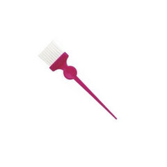 Кисть узкая TERMIX для нанесения краски розового цвета с белыми волокнами цена и информация | Краска для волос | pigu.lt