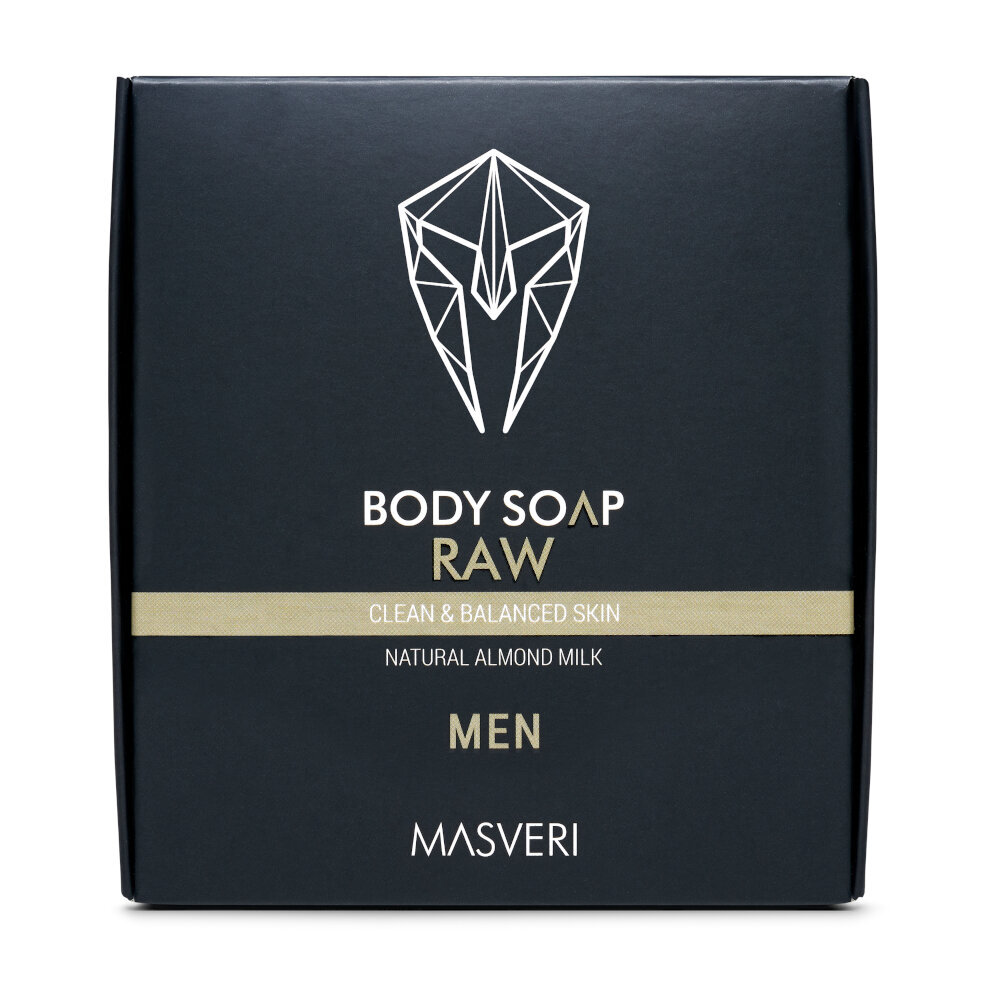 Kūno muilas Masveri Body Soap Raw, 100g kaina ir informacija | Muilai | pigu.lt