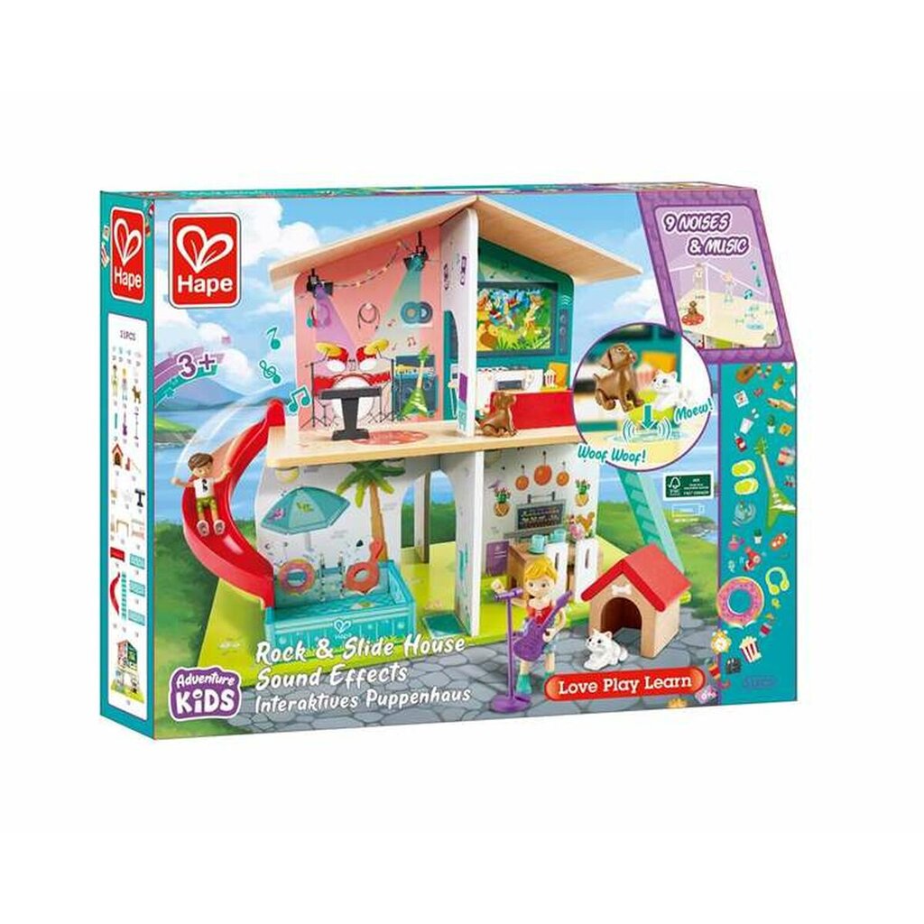 Lėlių namai Hape Rock & Slide kaina ir informacija | Žaislai mergaitėms | pigu.lt