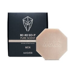 Barzdos šampūnas Masveri Beard Soap Pure Scent, 100g цена и информация | Косметика и средства для бритья | pigu.lt