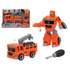 Transformuojamas robotas Bigbuy Fun, oranžinis kaina ir informacija | Žaislai berniukams | pigu.lt