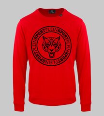 Džemperis vyrams Plein Sport, raudonas kaina ir informacija | Džemperiai vyrams | pigu.lt