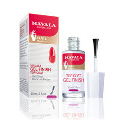 Фиксатор Mavala Top Coat Gel Finish для ногтей с эффектом геля, 10 мл цена и информация | Лаки, укрепители для ногтей | pigu.lt