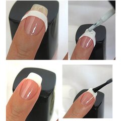 Nagų lipdukai Paie French Nail Tip Guides, 48 vnt kaina ir informacija | Manikiūro, pedikiūro priemonės | pigu.lt