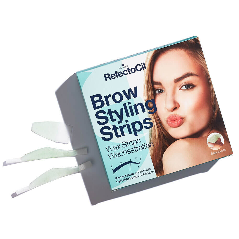 Juostelės su vašku antakių reguliavimui RefectoCil Brow Styling Strips, 90 vnt. kaina ir informacija | Antakių dažai, pieštukai | pigu.lt