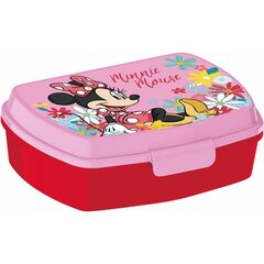 Sumuštinių keptuvė Minnie Mouse Spring Look Vaikiškas Stačiakampis polipropileno 17 x 14 x 5,6 cm kaina ir informacija | Maisto saugojimo  indai | pigu.lt