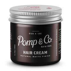 Крем для волос Pomp&Co. Hair Cream Matte Finish - Матовая паста для волос, 120 мл. цена и информация | Средства для укладки волос | pigu.lt