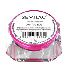 Nagų dekoravimo dribsniai Semilac, balti 693, 10 g kaina ir informacija | Manikiūro, pedikiūro priemonės | pigu.lt