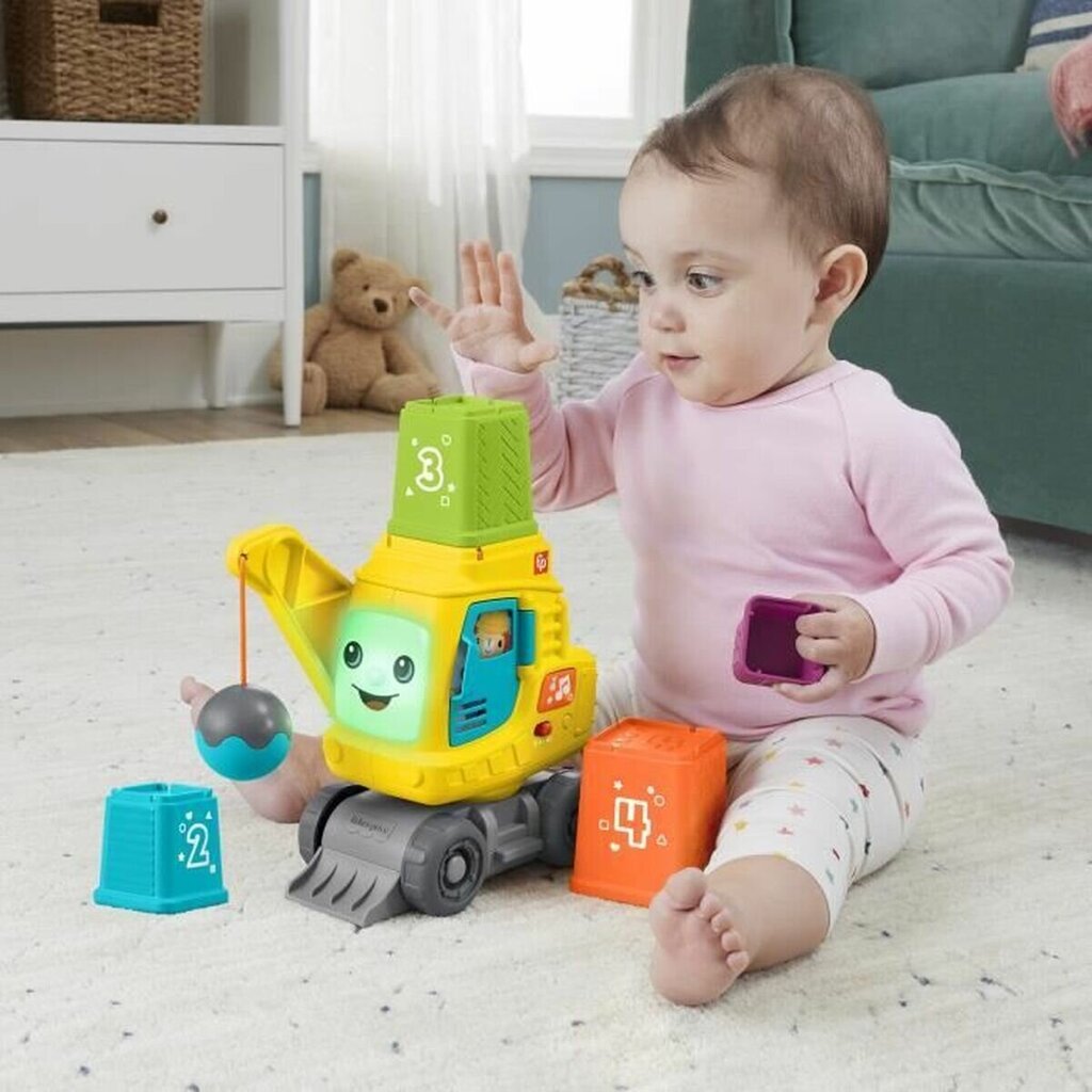 Žaislinis kranas su garsais Fisher Price kaina ir informacija | Žaislai kūdikiams | pigu.lt