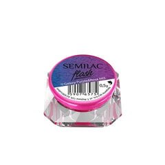 Nagų dulkės Semilac Flash Galaxy Purple & Rosa 665, 0,5 g kaina ir informacija | Manikiūro, pedikiūro priemonės | pigu.lt