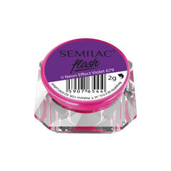 Пыль для ногтей Semilac Flash Neon Effect Violet 679, 2 г цена и информация | Средства для маникюра и педикюра | pigu.lt