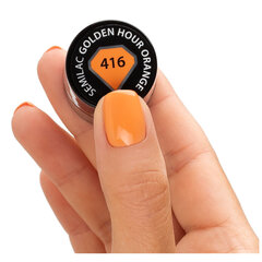 Гибридный лак 416 Golden Hour Orange, 7 мл цена и информация | Лаки, укрепители для ногтей | pigu.lt