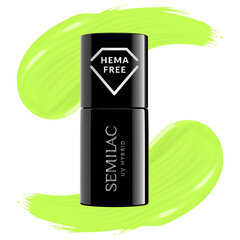 Hibridinis nagų lakas Semilac UV Hybrid, 440 Energetic Lime, 7 ml kaina ir informacija | Nagų lakai, stiprintojai | pigu.lt