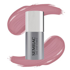 Hibridinis nagų lakas Semilac One Step, S201 Earth Pink, 5 ml цена и информация | Лаки, укрепители для ногтей | pigu.lt