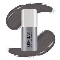 Hibridinis nagų lakas Semilac One Step, S195 Eternal Stone Grey, 5 ml kaina ir informacija | Nagų lakai, stiprintojai | pigu.lt