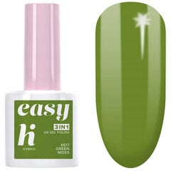 Гибридный лак HI HYBRID EASY 3в1 #617, зеленый мох, 5 мл цена и информация | Лаки, укрепители для ногтей | pigu.lt