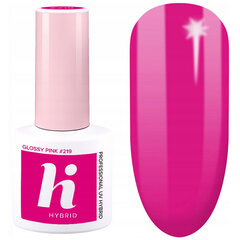 Hibridinis nagų lakas Hi Hybrid, 219 Glossy Pink, 5 ml kaina ir informacija | Nagų lakai, stiprintojai | pigu.lt