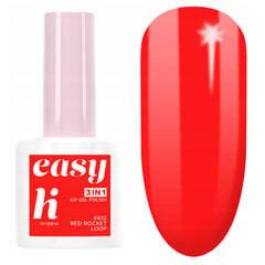 Hibridinis nagų lakas Hi Hybrid Easy 3in1, 612 Red Rocket Loop, 5 ml kaina ir informacija | Nagų lakai, stiprintojai | pigu.lt