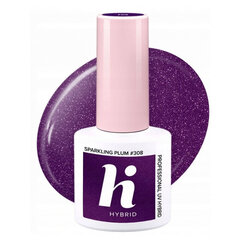 Hibridinis nagų lakas Hi Hybrid, 308 Sparkling Plum, 5 ml kaina ir informacija | Nagų lakai, stiprintojai | pigu.lt