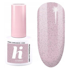 Привет, гибридный лак HI HYBRID #266 Pink Cardamon 5 мл. цена и информация | Лаки, укрепители для ногтей | pigu.lt