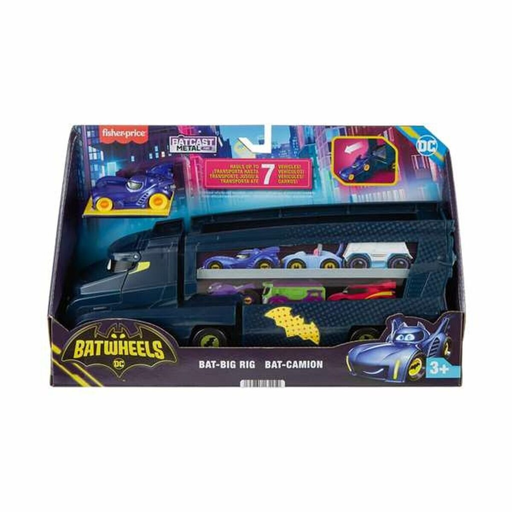 Žaislinis autovežis Mattel Batwheels Big Big Bam kaina ir informacija | Žaislai berniukams | pigu.lt