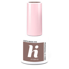 Hibridinis nagų lakas Hi 419 Earth Beige, 5 ml kaina ir informacija | Nagų lakai, stiprintojai | pigu.lt