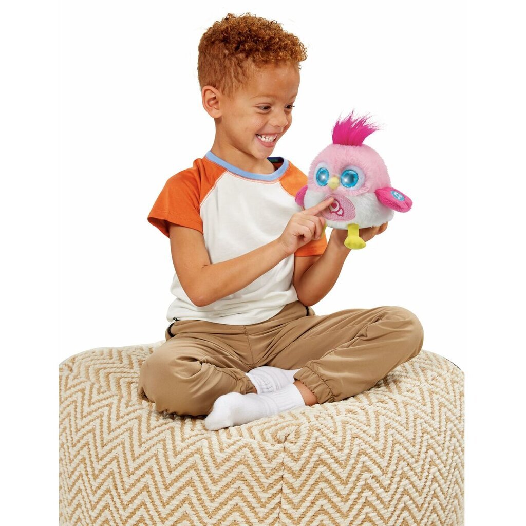 Pliušinis žaislas, leidžiantis garsus Vtech Lolibirds Lolito, rožinis kaina ir informacija | Minkšti (pliušiniai) žaislai | pigu.lt
